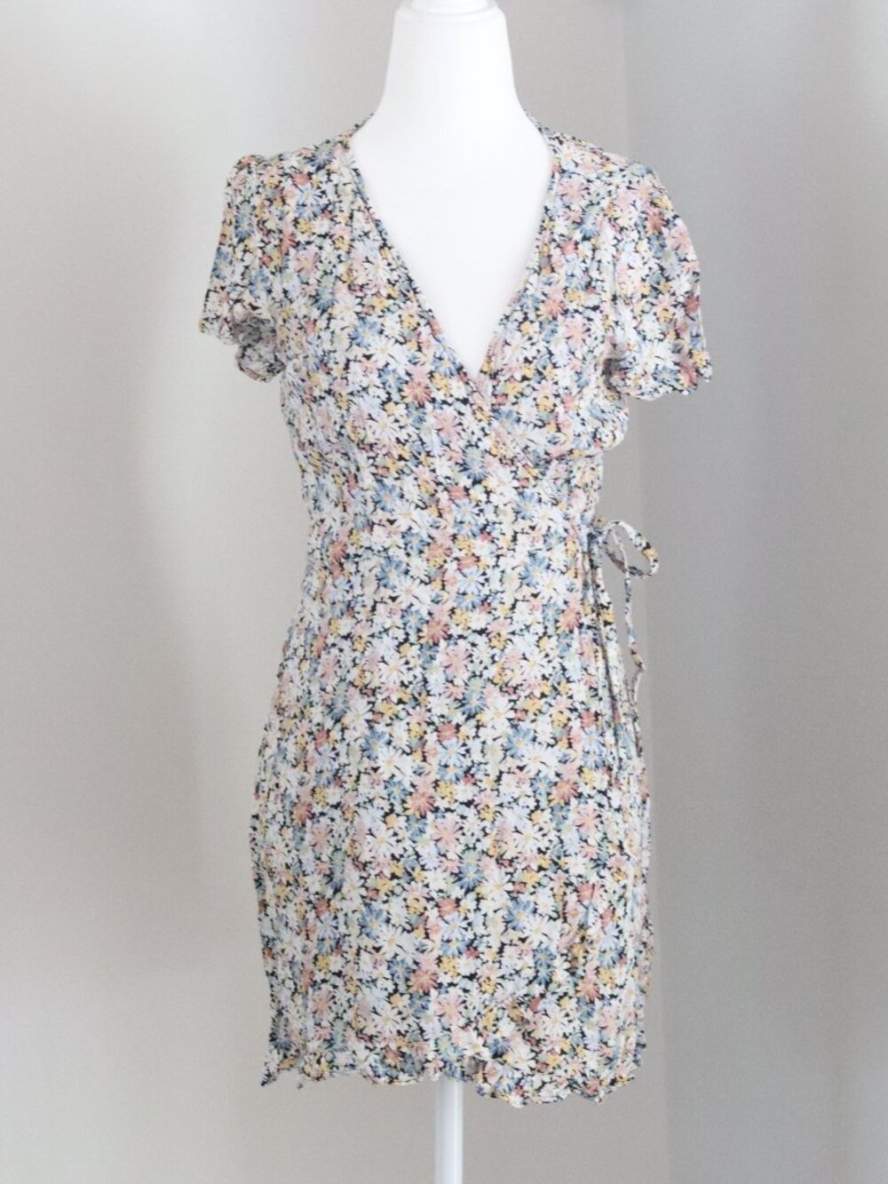 Abercrombie Floral Wrap Mini Dress